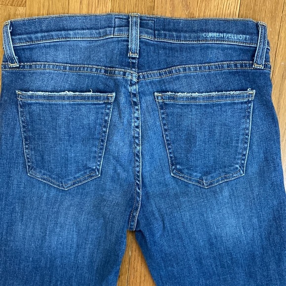 Current Elliot cropped jeans woman’s size 27 blue jeans - Picture 4 of 10